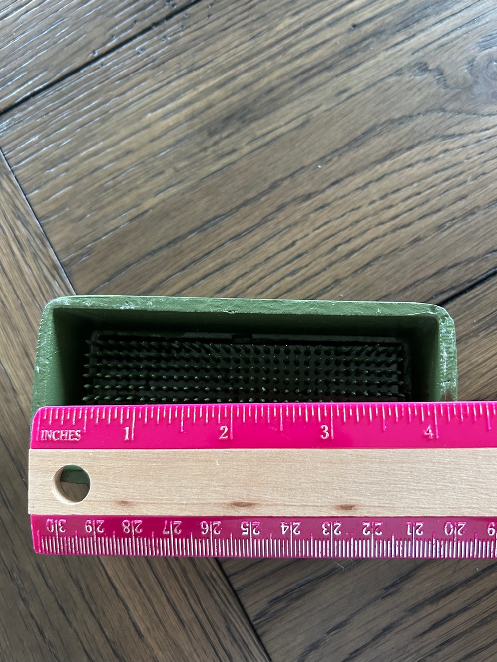 Floral rectangular Frog - Picture 6 of 8